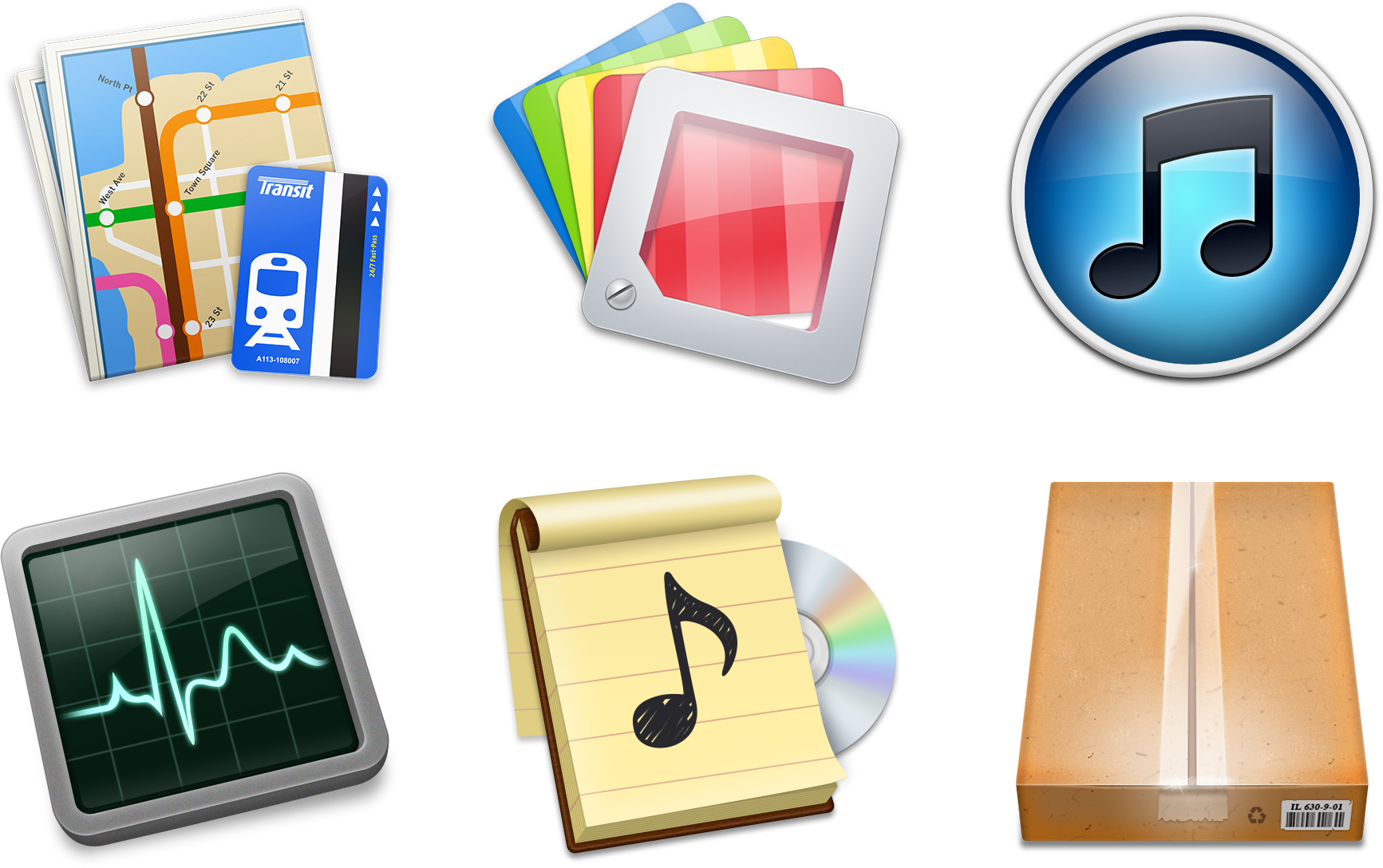 macOS icons designed for clients and for practice.
